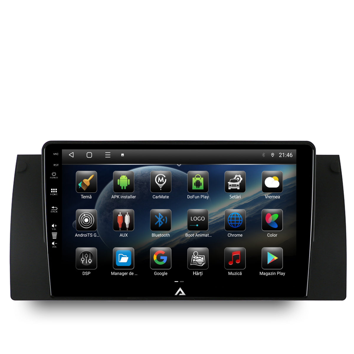 Navigatie BMW E39/E53/E38, Android, E-Octacore / 2GB RAM + 32GB ROM, 9 Inch - AD-BGE9002+AD-BGRKIT396