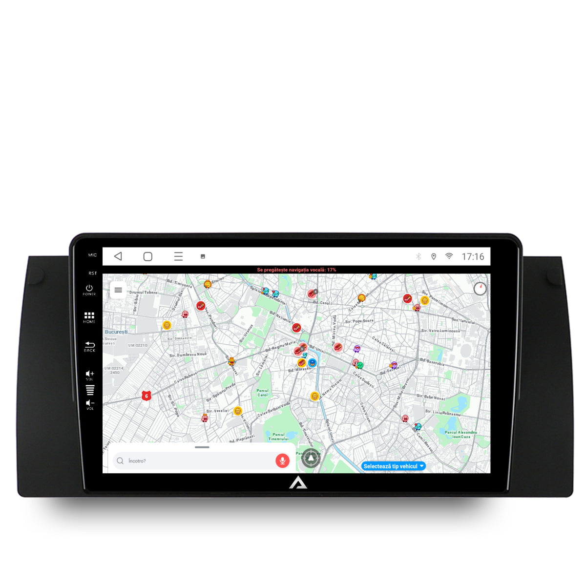Navigatie BMW E39/E53/E38, Android, E-Octacore / 2GB RAM + 32GB ROM, 9 Inch - AD-BGE9002+AD-BGRKIT396