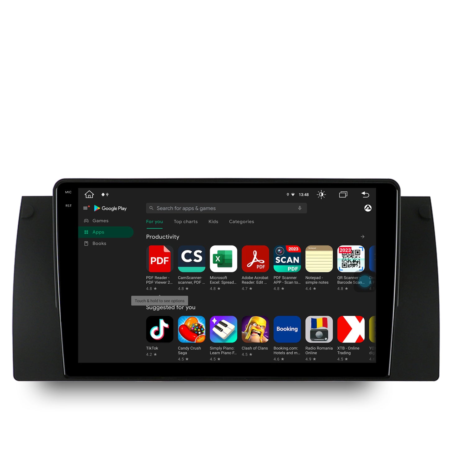 Navigatie BMW E39/E53/E38, Android, V-Octacore / 4GB RAM + 64GB ROM, 9.5 Inch - AD-BGV9004+AD-BGRKIT396