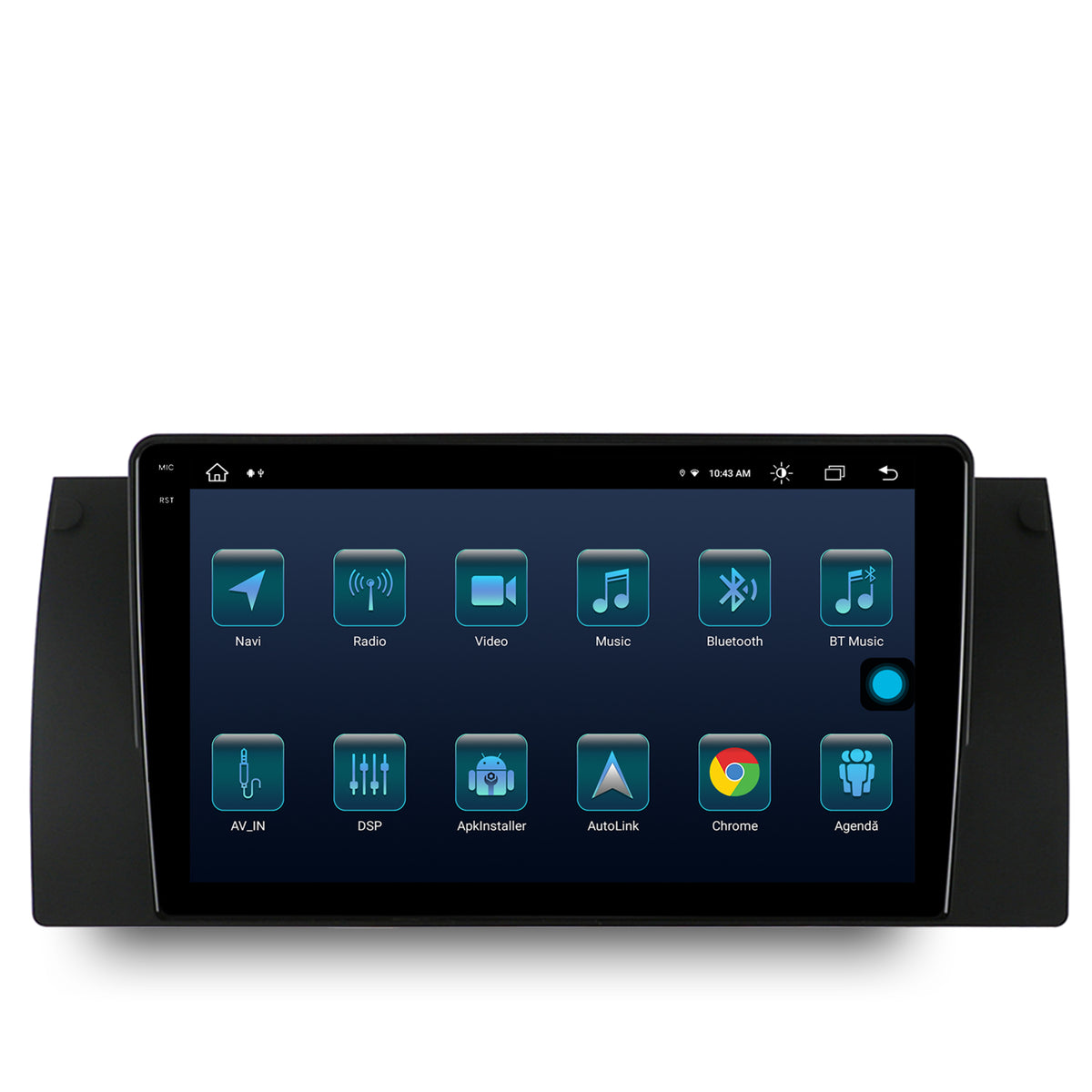 Navigatie BMW E39/E53/E38, Android, X-Octacore / 8GB RAM + 256GB ROM, 9.5 Inch - AD-BGX9008+AD-BGRKIT396