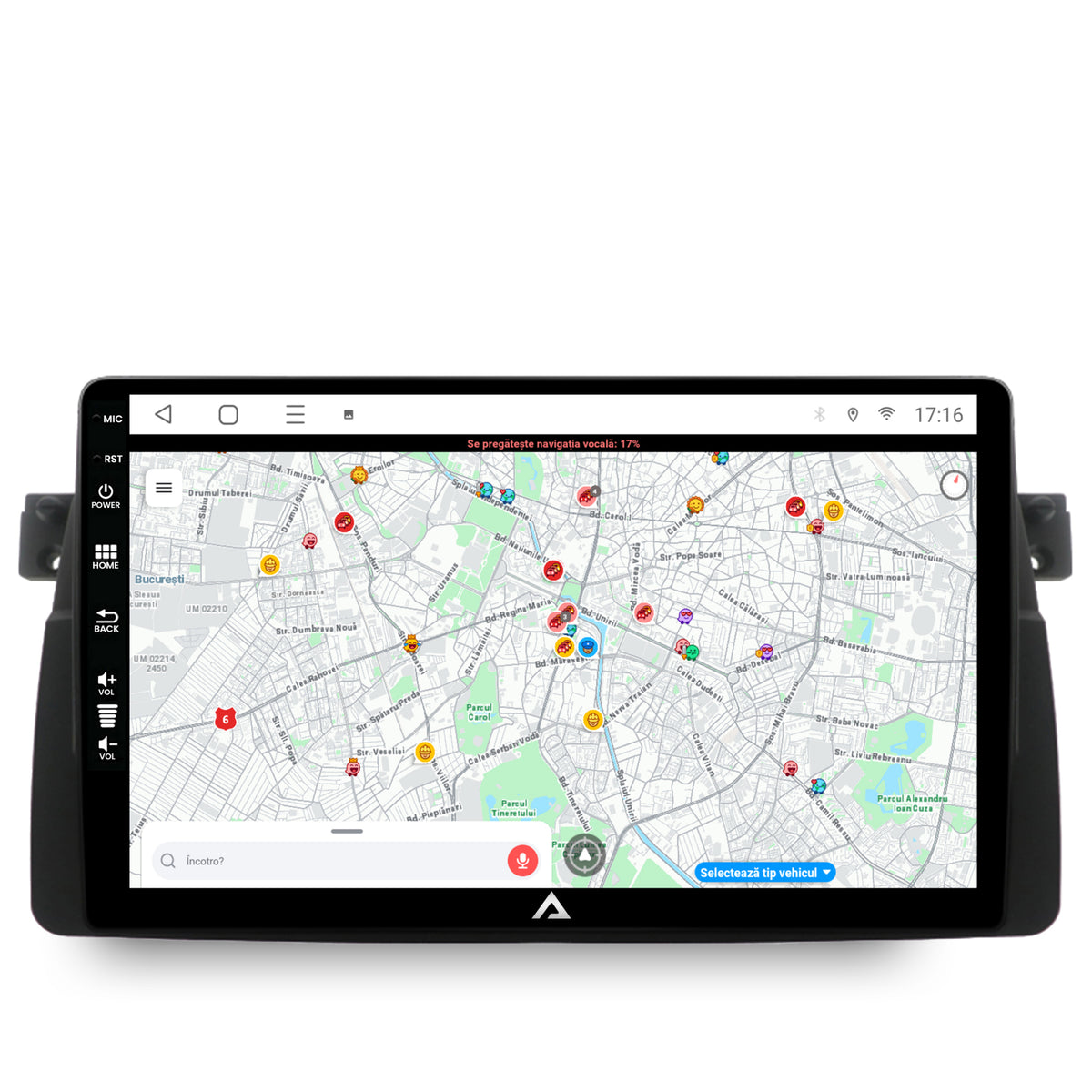 Navigatie BMW E46, Android, E-Octacore / 2GB RAM + 32GB ROM, 9 Inch - AD-BGE9002+AD-BGRKIT397