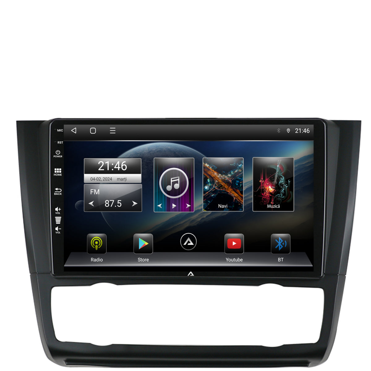 Navigatie BMW Seria 1 E87 (2007-2011), Clima Automata, Android, E-Octacore / 2GB RAM + 32GB ROM, 9 Inch - AD-BGE9002+AD-BGRKIT399