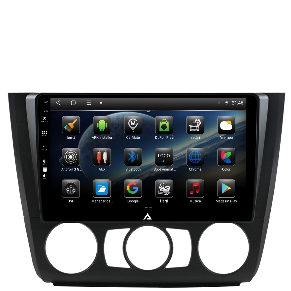 Navigatie BMW Seria 1 E87 (2007-2011), Clima Manuala, Android, E-Octacore / 2GB RAM + 32GB ROM, 9 Inch - AD-BGE9002+AD-BGRKIT398