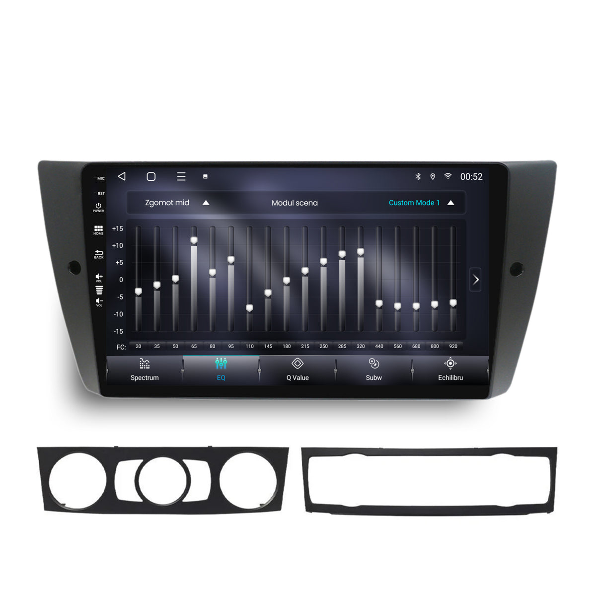 Navigatie BMW Seria 3 E90, E91, E92, Android, E-Octacore / 2GB RAM + 32GB ROM, 9 Inch - AD-BGE9002+AD-BGRKIT391