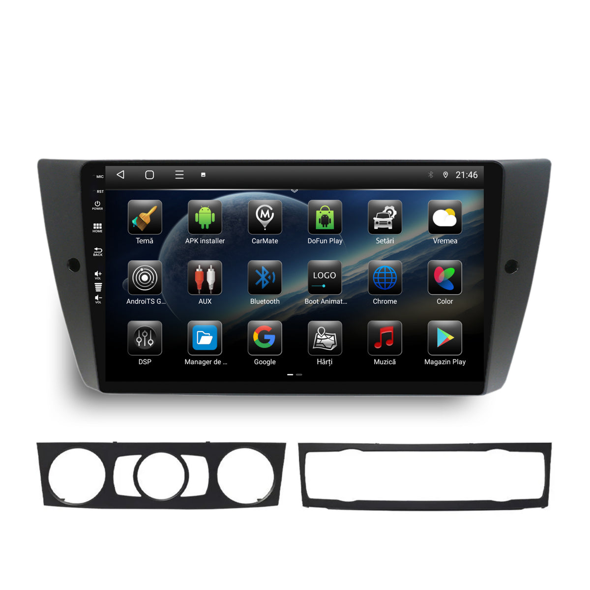 Navigatie BMW Seria 3 E90, E91, E92, Android, E-Octacore / 2GB RAM + 32GB ROM, 9 Inch - AD-BGE9002+AD-BGRKIT391
