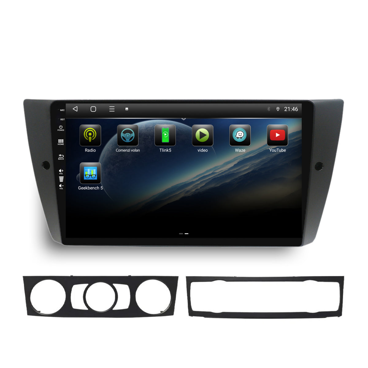 Navigatie BMW Seria 3 E90, E91, E92, Android, E-Octacore / 2GB RAM + 32GB ROM, 9 Inch - AD-BGE9002+AD-BGRKIT391