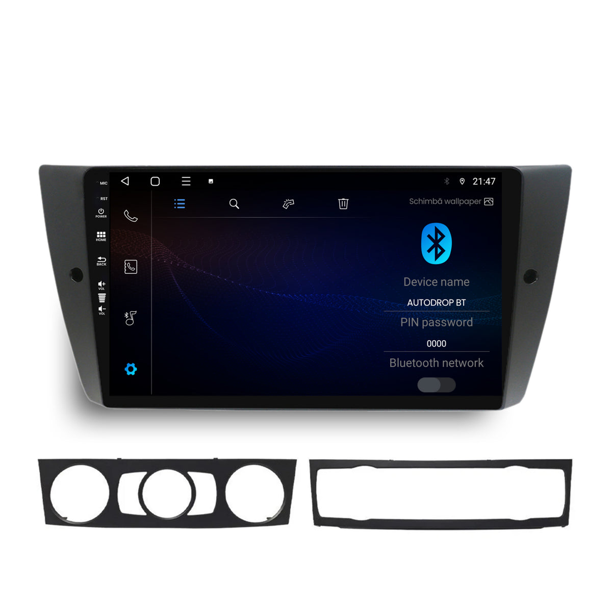 Navigatie BMW Seria 3 E90, E91, E92, Android, E-Octacore / 2GB RAM + 32GB ROM, 9 Inch - AD-BGE9002+AD-BGRKIT391