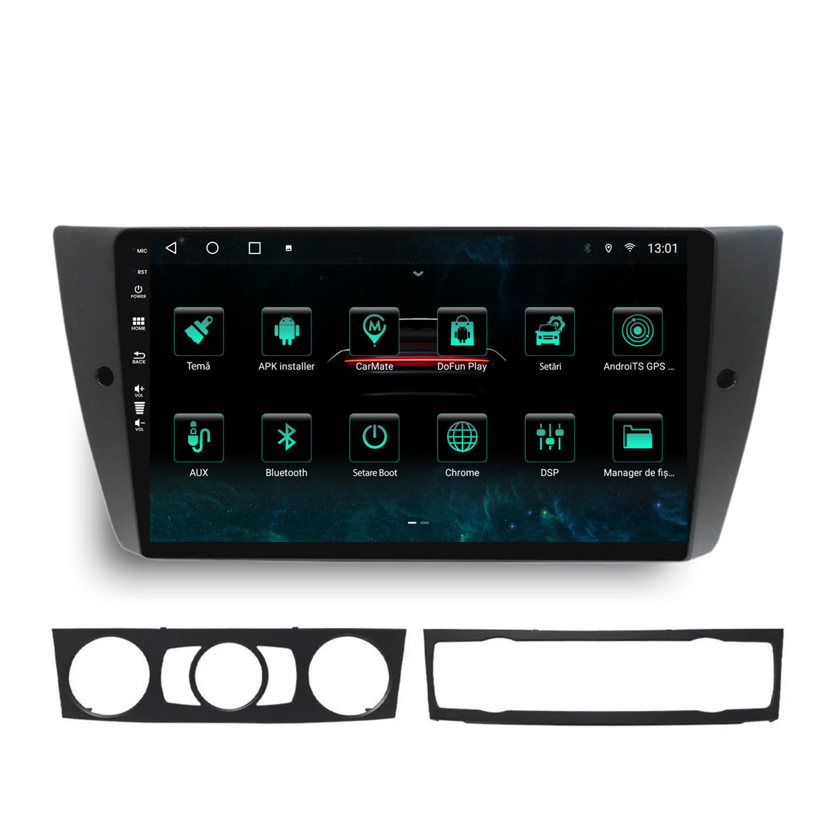Navigatie BMW Seria 3 E90, E91, E92, Android, A-Octacore / 4GB RAM + 64GB ROM, 9 Inch - AD-BGA9004+AD-BGRKIT391
