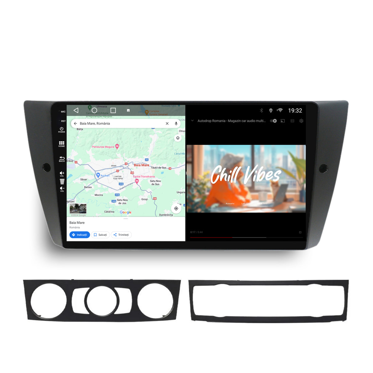 Navigatie BMW Seria 3 E90, E91, E92, Android, A-Octacore / 4GB RAM + 64GB ROM, 9 Inch - AD-BGA9004+AD-BGRKIT391