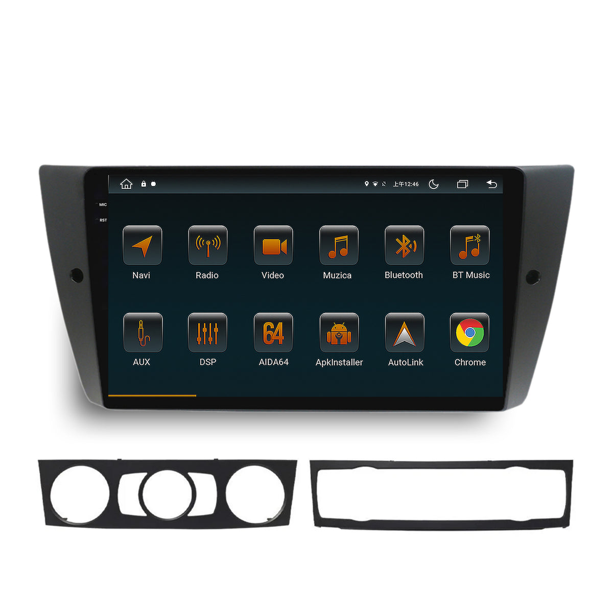 Navigatie BMW Seria 3 E90, E91, E92, Android, V-Octacore / 4GB RAM + 64GB ROM, 9.5 Inch - AD-BGV9004+AD-BGRKIT391