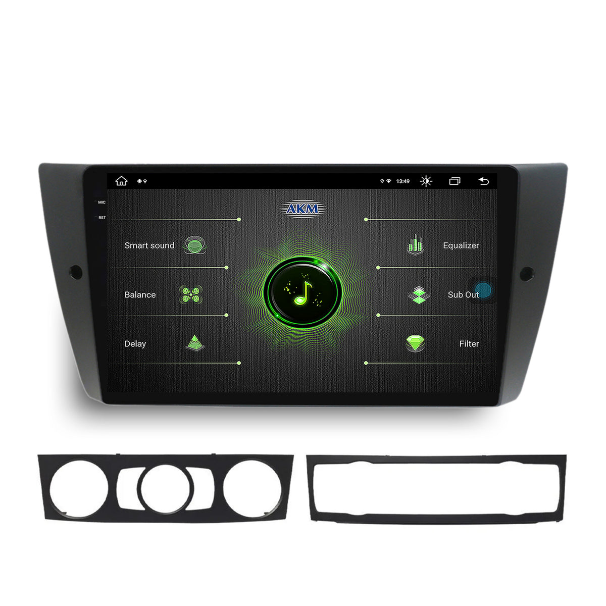 Navigatie BMW Seria 3 E90, E91, E92, Android, X-Octacore / 8GB RAM + 256GB ROM, 9.5 Inch - AD-BGX9008+AD-BGRKIT391