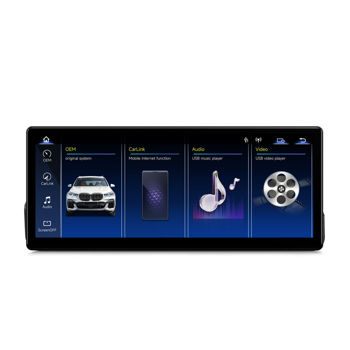 Navigatie BMW Seria 3 E90/E91/E92/E93 (2005-2012), Linux OS & OEM, Varianta iDrive, CarPlay & Android Auto Wireless, MirrorLink, Camera AHD, 12.3 Inch - AD-BGBMLNX12+AD-BGRKITBM006