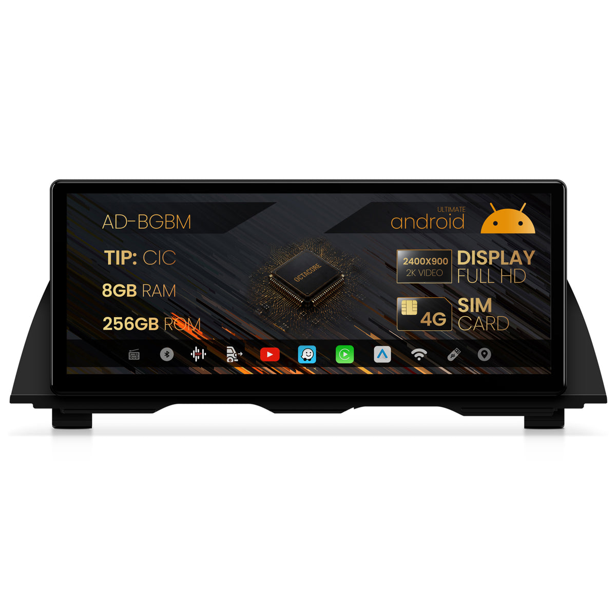 Navigatie BMW Seria 5 GT F07 (2009-2012), Varianta CIC, Android 13, BM-Octacore / 8GB RAM + 256GB ROM, 12.3" Inch - AD-BGBM12008CI+AD-BGRKITBM008