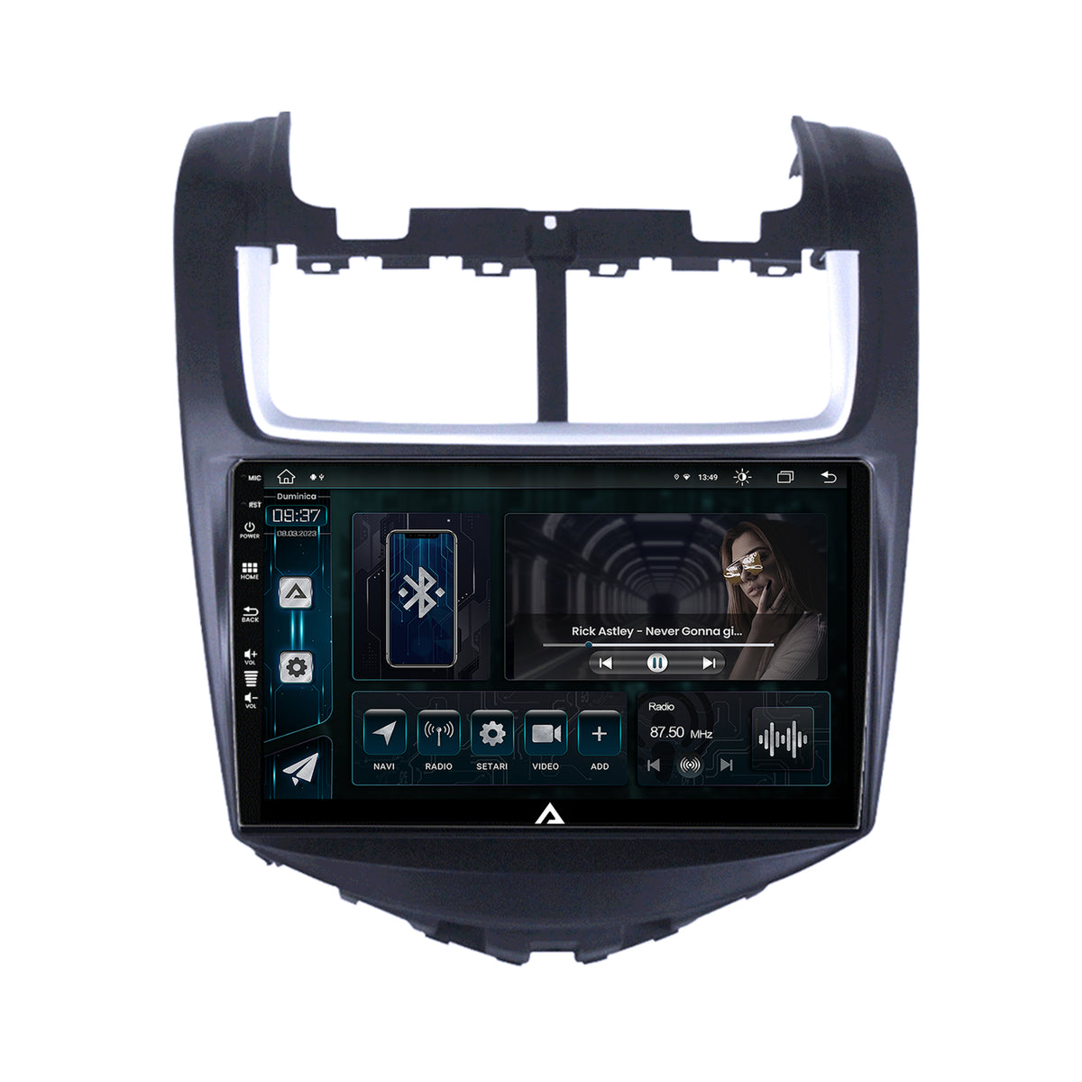 Navigatie Chevrolet Aveo (2014-2017), Android, Z-Octacore / 8GB RAM + 256GB ROM, 9 Inch - AD-BGZ9008+AD-BGRKIT234