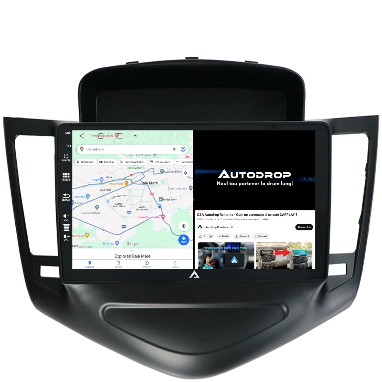 Navigatie Chevrolet Cruze (2008-2014), Android, P-Octacore / 2GB RAM + 32GB ROM, 9 Inch - AD-BGP9002+AD-BGRKIT237