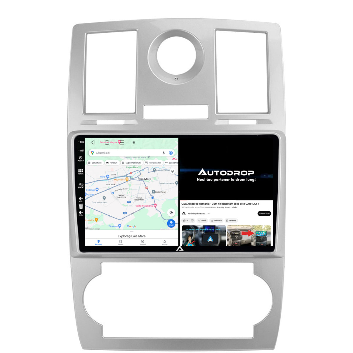 Navigatie Chrysler 300C (2004-2011), Android, E-Octacore / 2GB RAM + 32GB ROM, 9 Inch - AD-BGE9002+AD-BGRKIT421