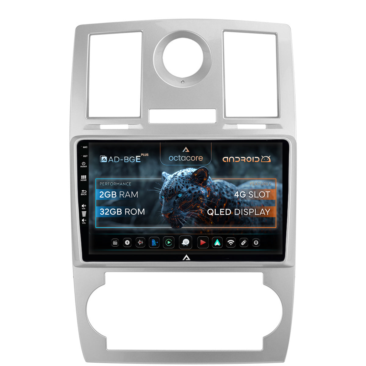 Navigatie Chrysler 300C (2004-2011), Android, E-Octacore / 2GB RAM + 32GB ROM, 9 Inch - AD-BGE9002+AD-BGRKIT421