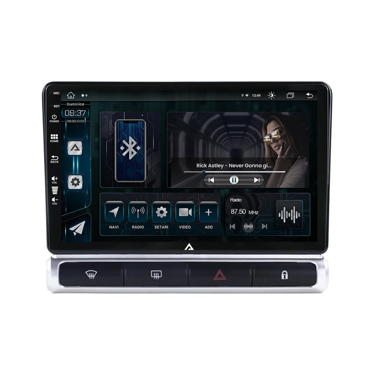 Navigatie Citroen C3 High-V (2024+), Android, Z-Octacore / 8GB RAM + 256GB ROM, 9 Inch - AD-BGZ9008+AD-BGRKIT248