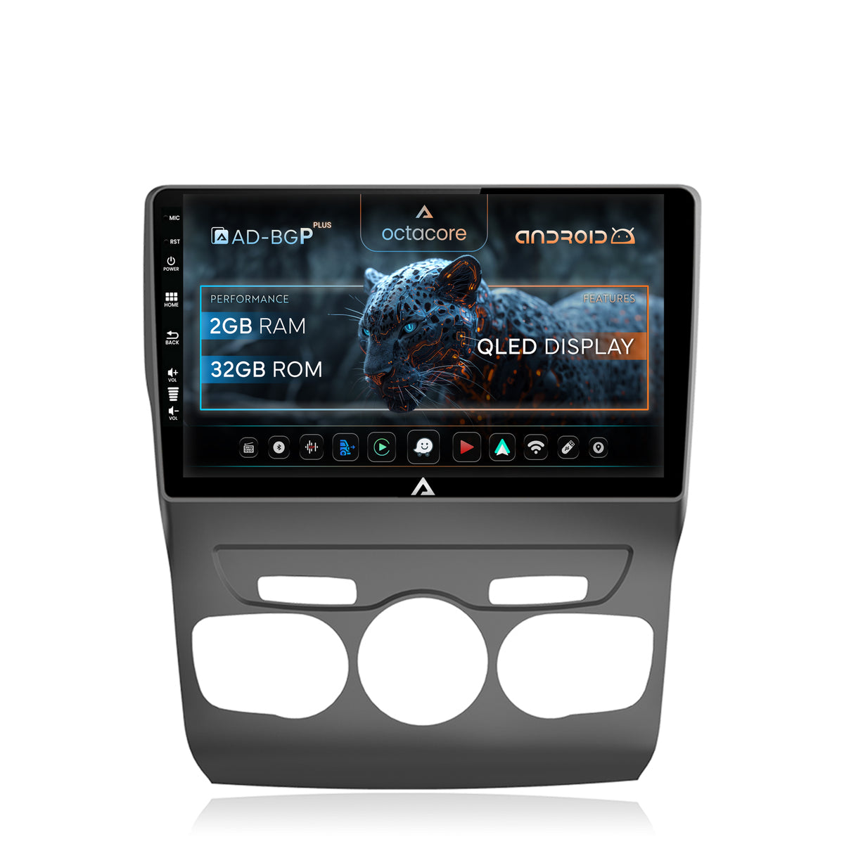 Navigatie Citroen C4L (2011-2016), Android, P-Octacore / 2GB RAM + 32GB ROM, 10.1 Inch - AD-BGP10002+AD-BGRKIT342