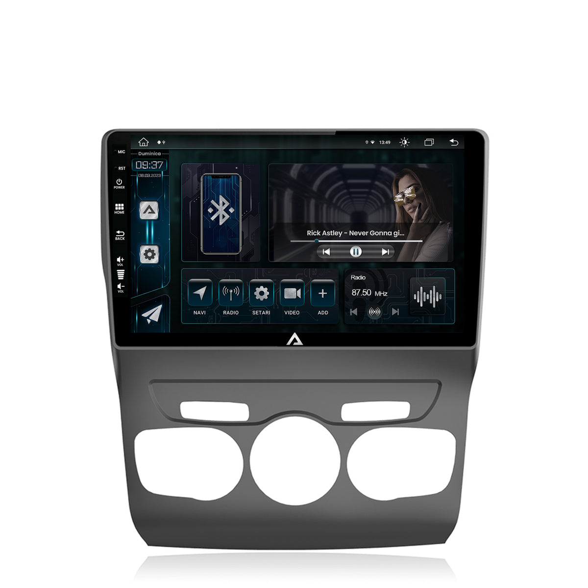Navigatie Citroen C4L (2011-2016), Android, Z-Octacore / 8GB RAM + 256GB ROM, 10.1 Inch - AD-BGZ10008+AD-BGRKIT342