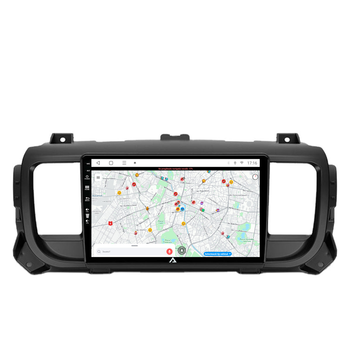Navigatie Citroen Jumpy / Peugeot Expert (2017-2021), Android, E-Octacore / 2GB RAM + 32GB ROM, 9 Inch - AD-BGE9002+AD-BGRKIT348
