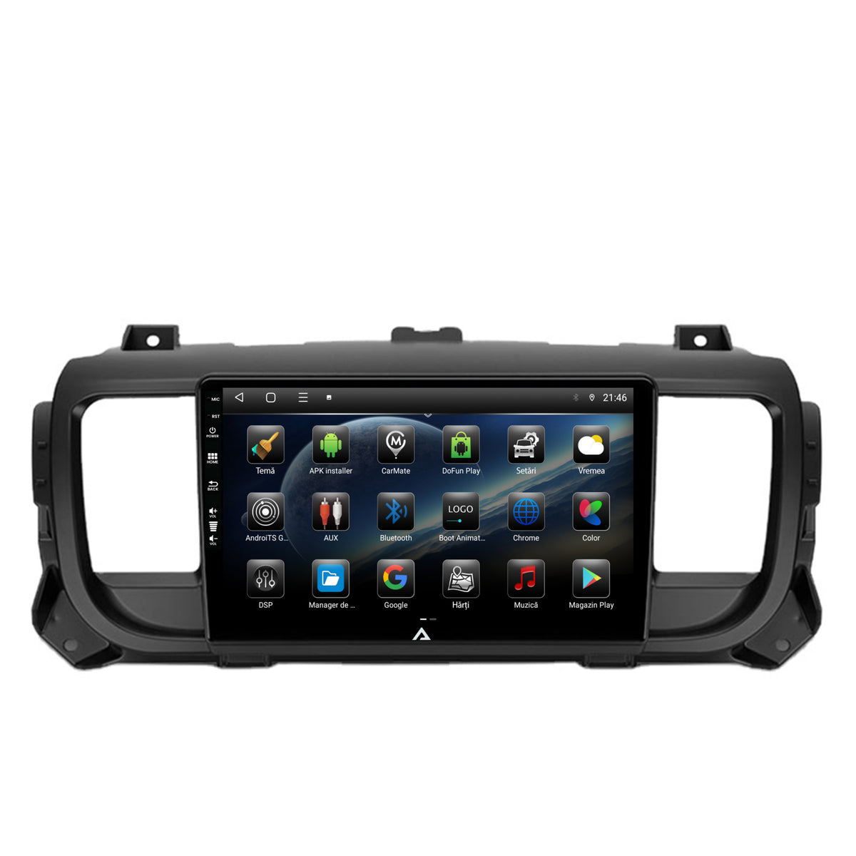Navigatie Citroen Jumpy / Peugeot Expert (2017-2021), Android, E-Octacore / 2GB RAM + 32GB ROM, 9 Inch - AD-BGE9002+AD-BGRKIT348