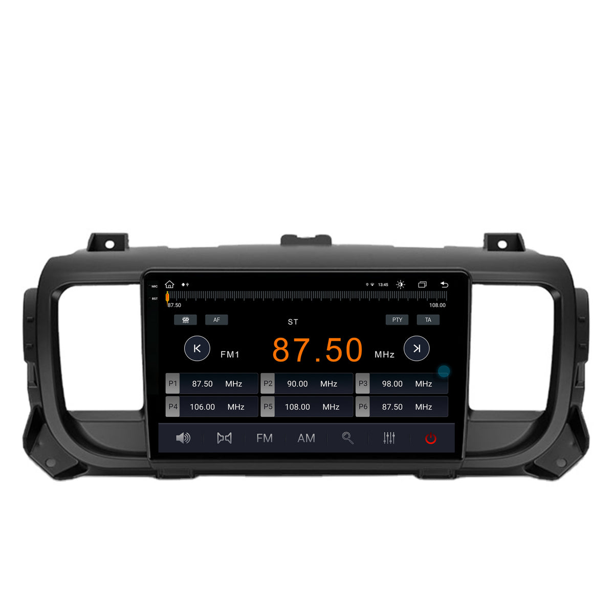 Navigatie Citroen Jumpy / Peugeot Expert (2017-2021), Android, V-Octacore / 4GB RAM + 64GB ROM, 9.5 Inch - AD-BGV9004+AD-BGRKIT348