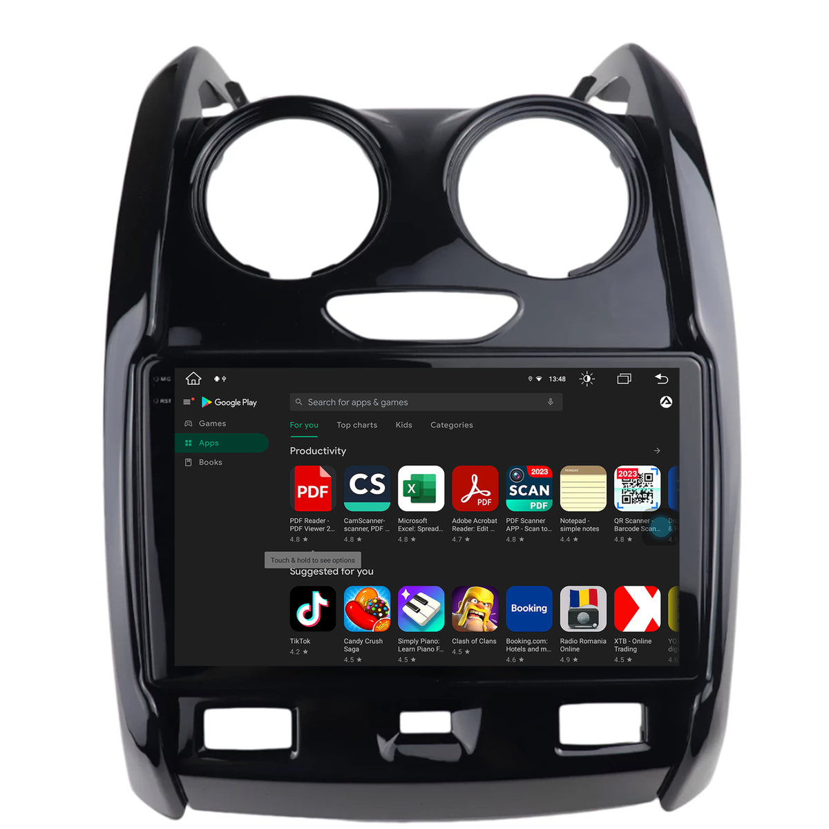 Navigatie Dacia Duster (2012-2019), Android, V-Octacore / 4GB RAM + 64GB ROM, 9.5 Inch - AD-BGV9004+AD-BGRKIT366V2