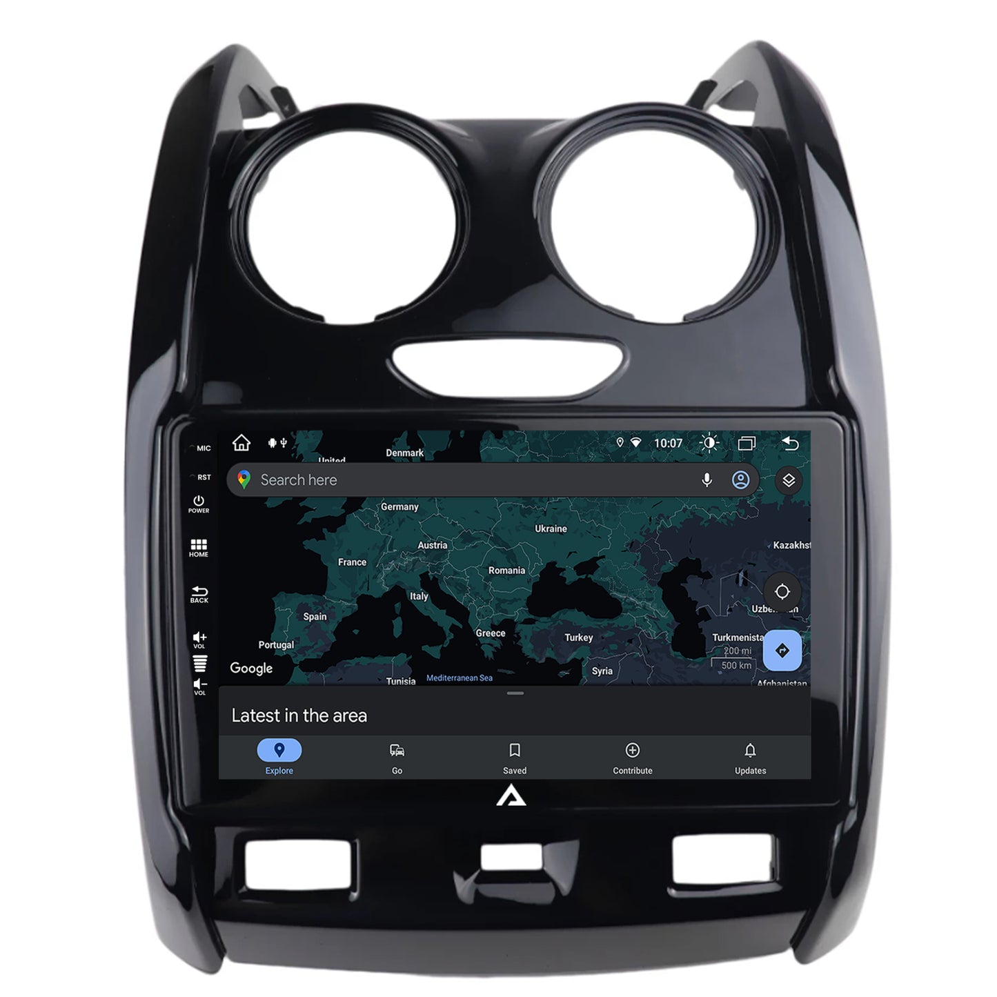 Navigatie Dacia Duster (2012-2019), Android, Z-Octacore / 8GB RAM + 256GB ROM, 9 Inch - AD-BGZ9008+AD-BGRKIT366V2