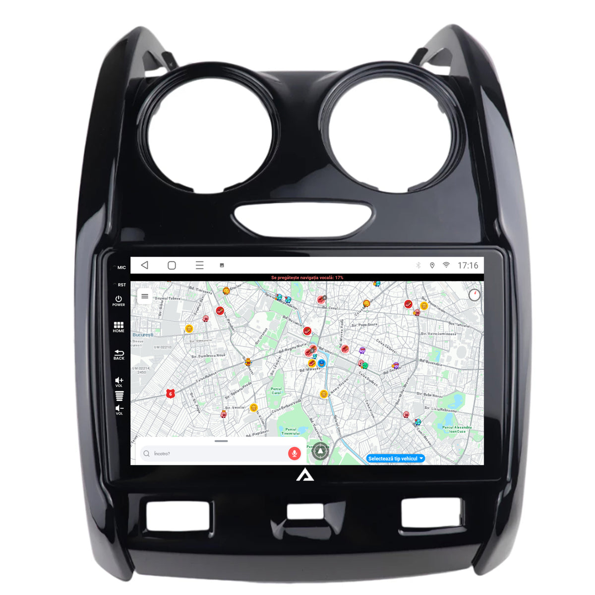 Navigatie Dacia Duster (2012-2021), Android, E-Octacore / 2GB RAM + 32GB ROM, 9 Inch - AD-BGE9002+AD-BGRKIT366V2