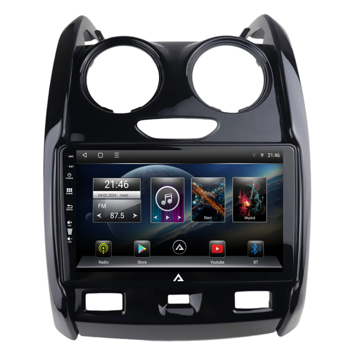 Navigatie Dacia Duster (2012-2021), Android, E-Octacore / 2GB RAM + 32GB ROM, 9 Inch - AD-BGE9002+AD-BGRKIT366V2