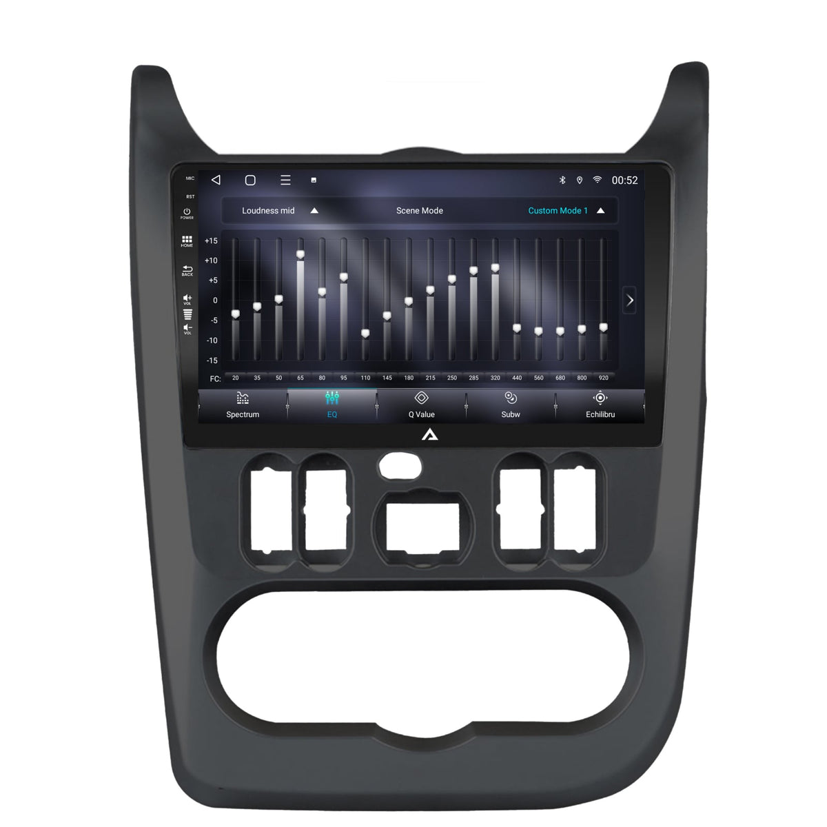 Navigatie Dacia Logan / Duster / Sandero (2009-2013), Android, A-Octacore / 4GB RAM + 64GB ROM, 9 Inch - AD-BGA9004+AD-BGRKIT367B