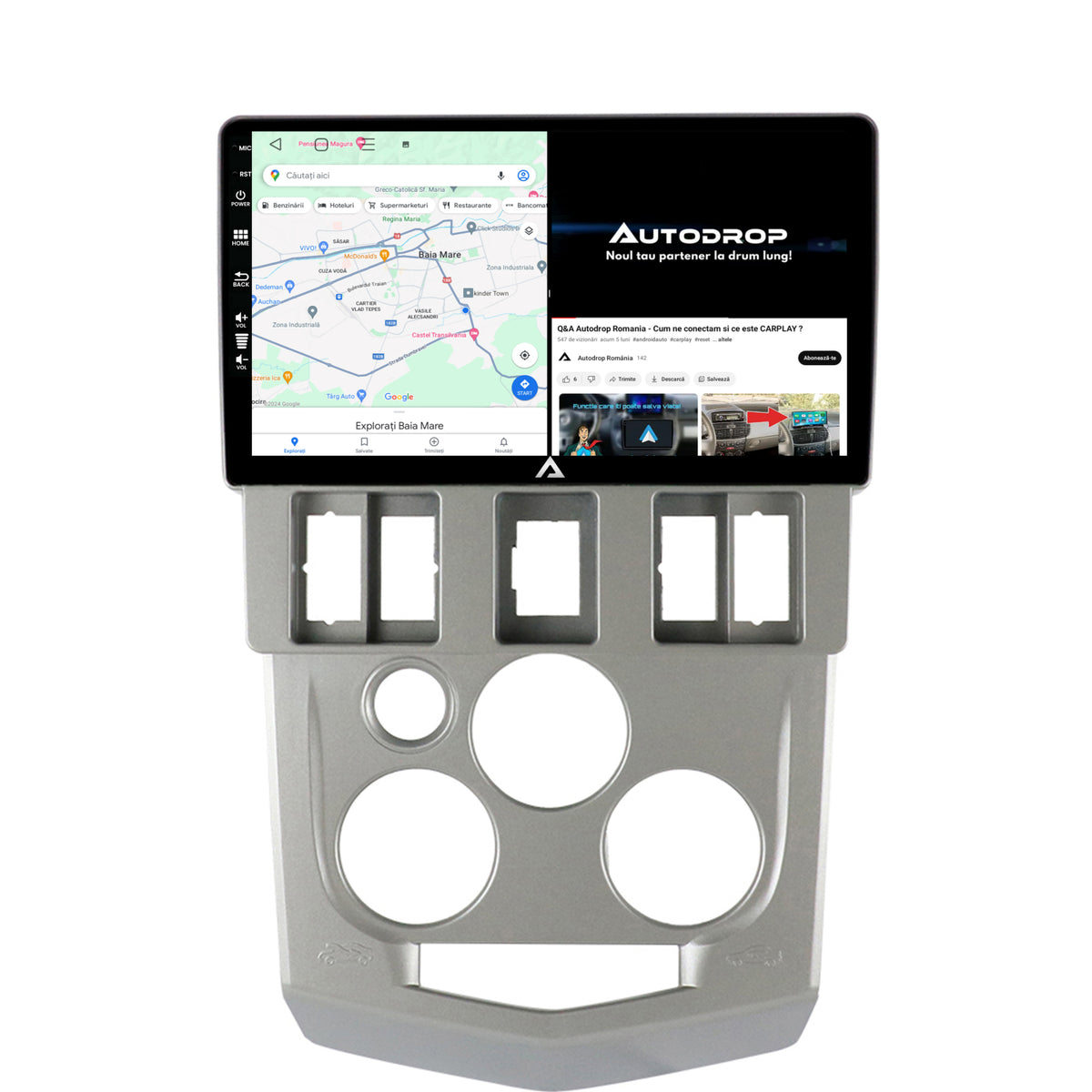Navigatie Dacia Logan PH1 (2004-2009), Android, E-Octacore / 2GB RAM + 32GB ROM, 9 Inch - AD-BGE9002+AD-BGRKIT368