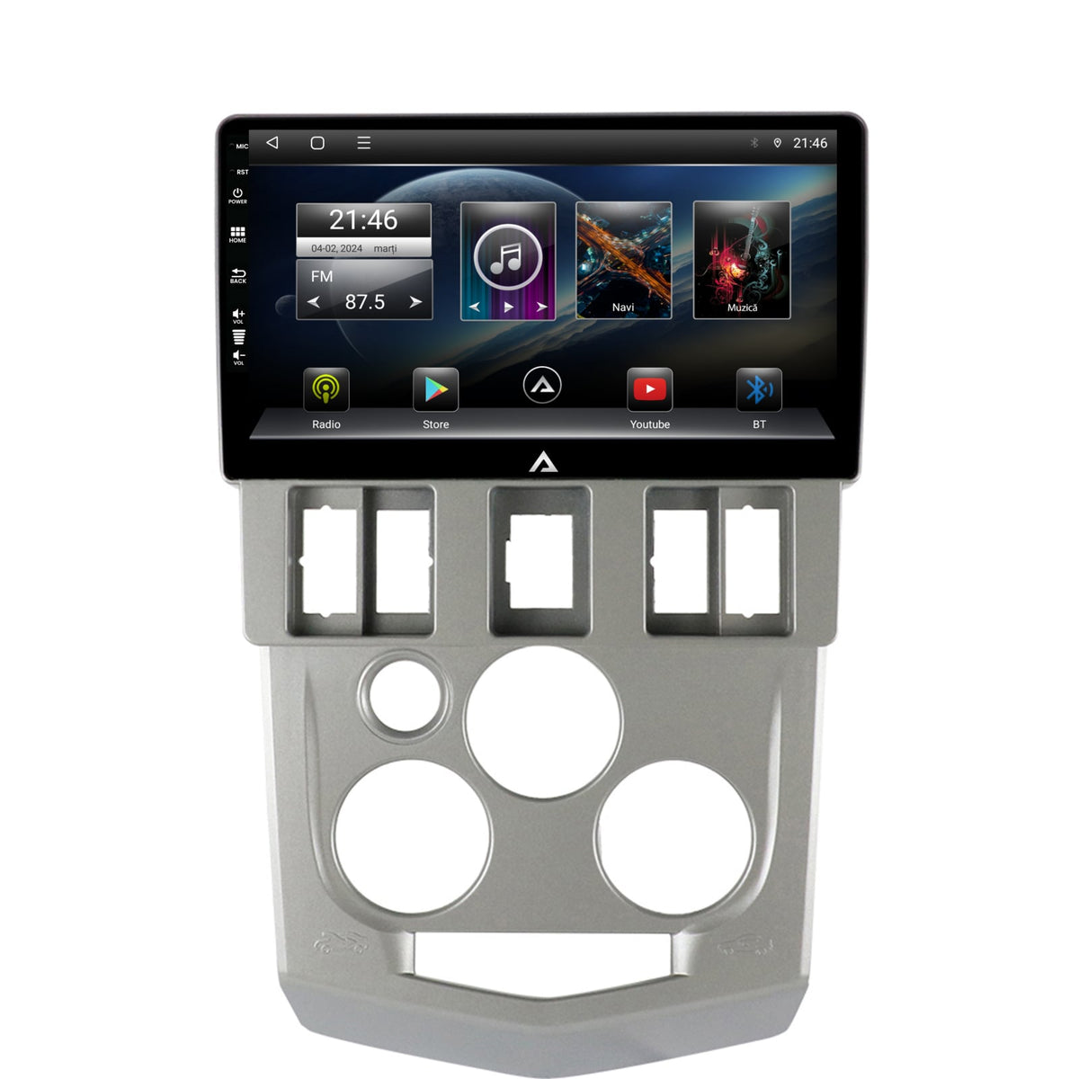 Navigatie Dacia Logan PH1 (2004-2009), Android, P-Octacore / 2GB RAM + 32GB ROM, 9 Inch - AD-BGP9002+AD-BGRKIT368