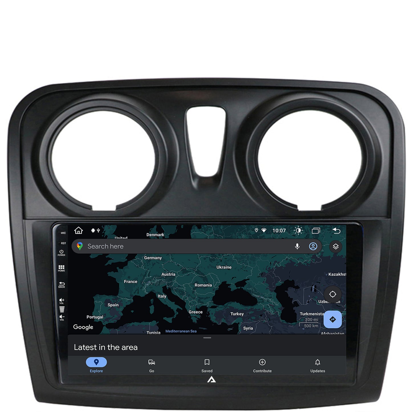 Navigatie Dacia Logan / Sandero, Android, Z-Octacore / 8GB RAM + 256GB ROM, 9 Inch - AD-BGZ9008+AD-BGRKIT376
