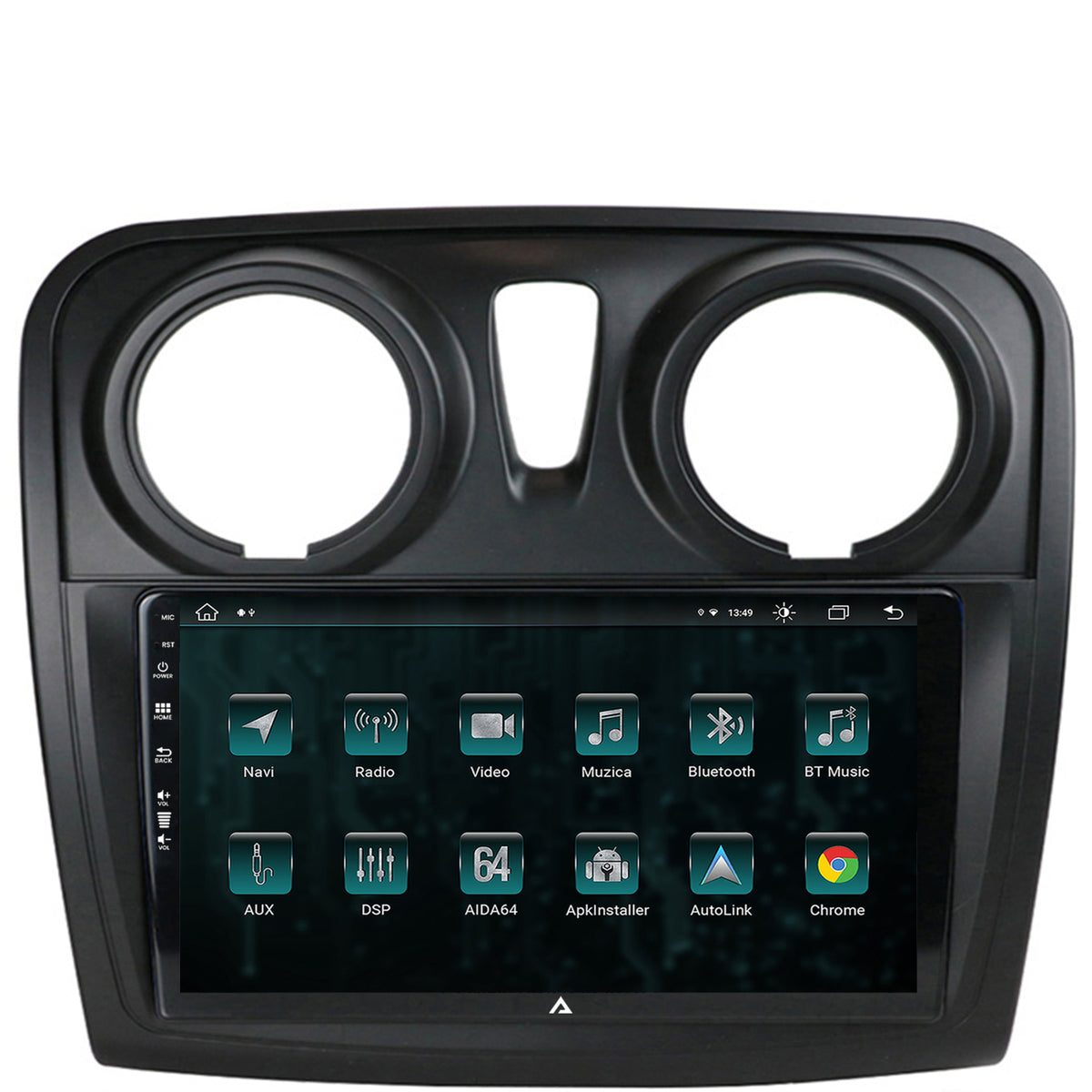 Navigatie Dacia Logan / Sandero, Android, Z-Octacore / 8GB RAM + 256GB ROM, 9 Inch - AD-BGZ9008+AD-BGRKIT376