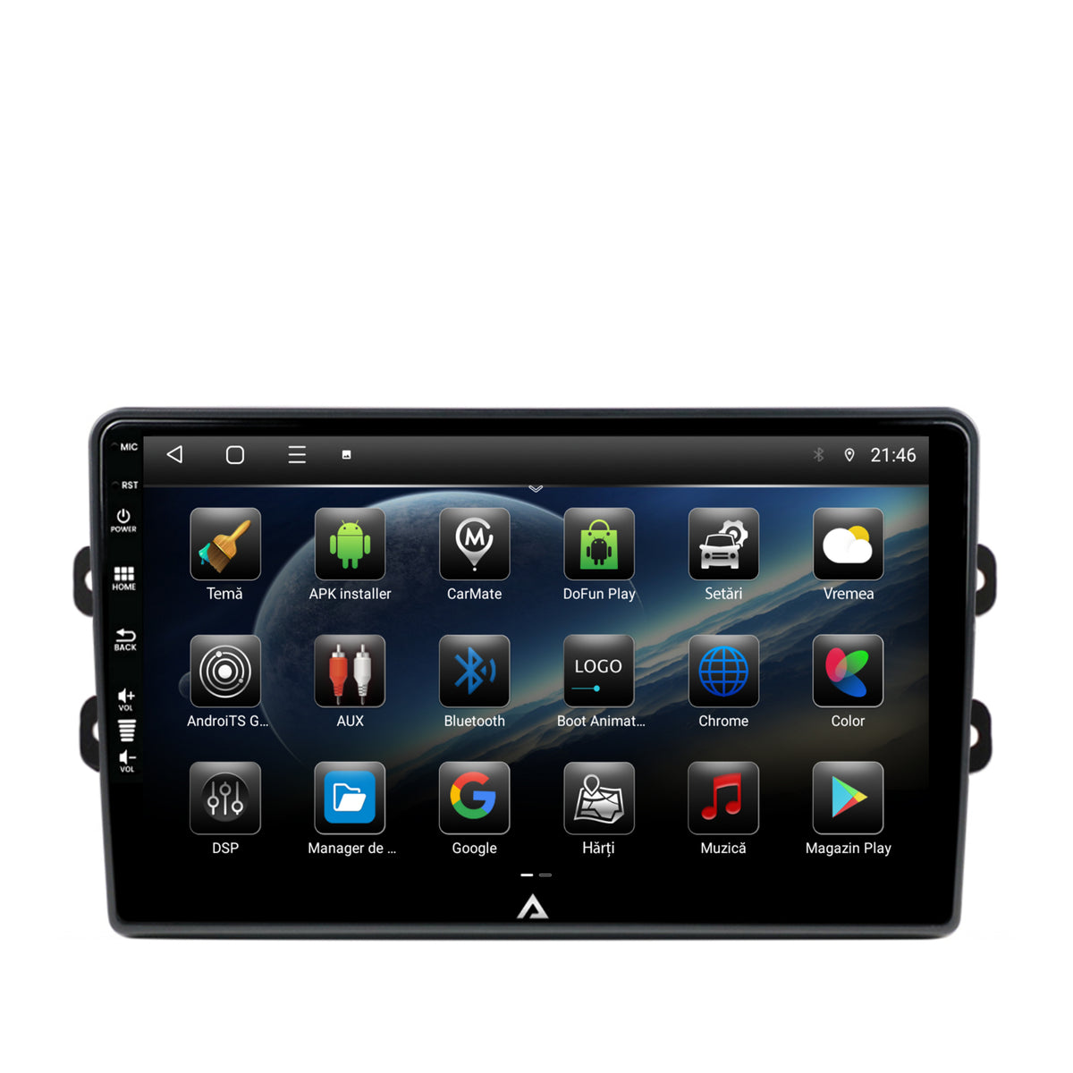 Navigatie Dacia/Renault, Android, E-Octacore / 2GB RAM + 32GB ROM, 9 Inch - AD-BGE9002+AD-BGRKIT383