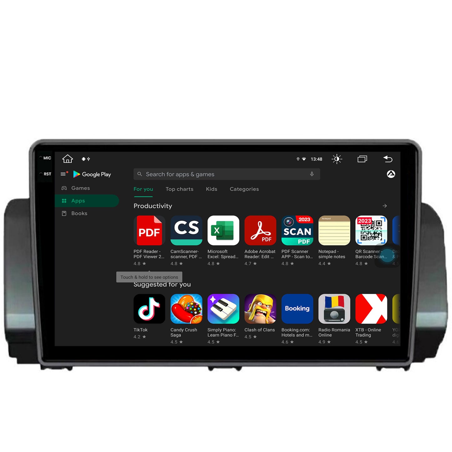 Navigatie Dacia Sandero / Logan (2021-Prezent), Android, X-Octacore / 8GB RAM + 256GB ROM, 10.36 Inch - AD-BGX9008+AD-BGRKIT366V3