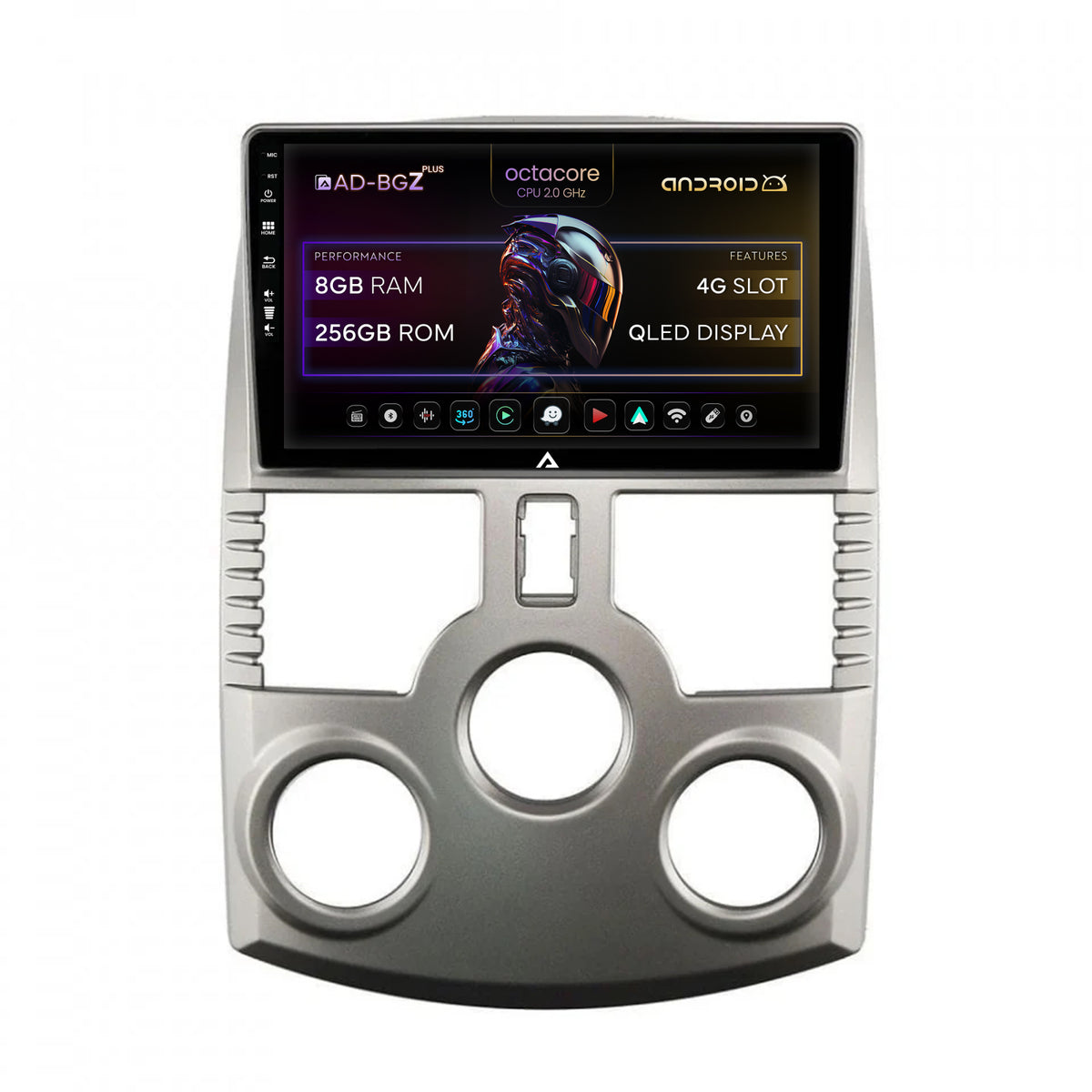 Navigatie Daihatsu Terior (2005+), Android, Z-Octacore / 8GB RAM + 256GB ROM, 9 Inch - AD-BGZ9008+AD-BGRKIT109V3