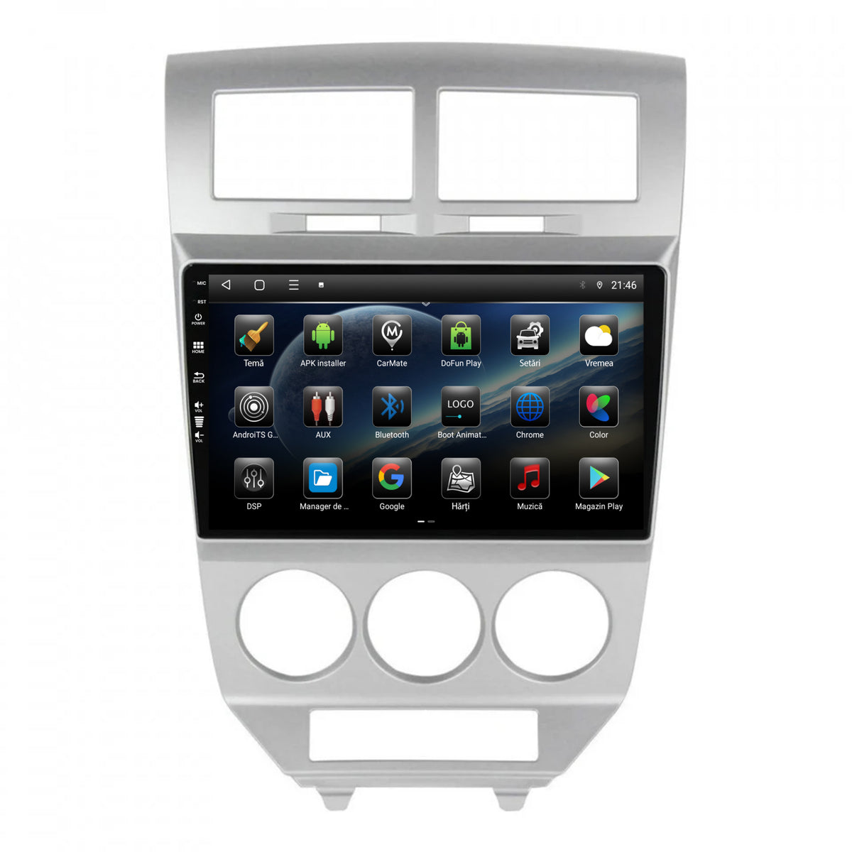 Navigatie Dodge Caliber (2006-2010), Android, E-Octacore / 2GB RAM + 32GB ROM, 9 Inch - AD-BGE10002+AD-BGRKIT293