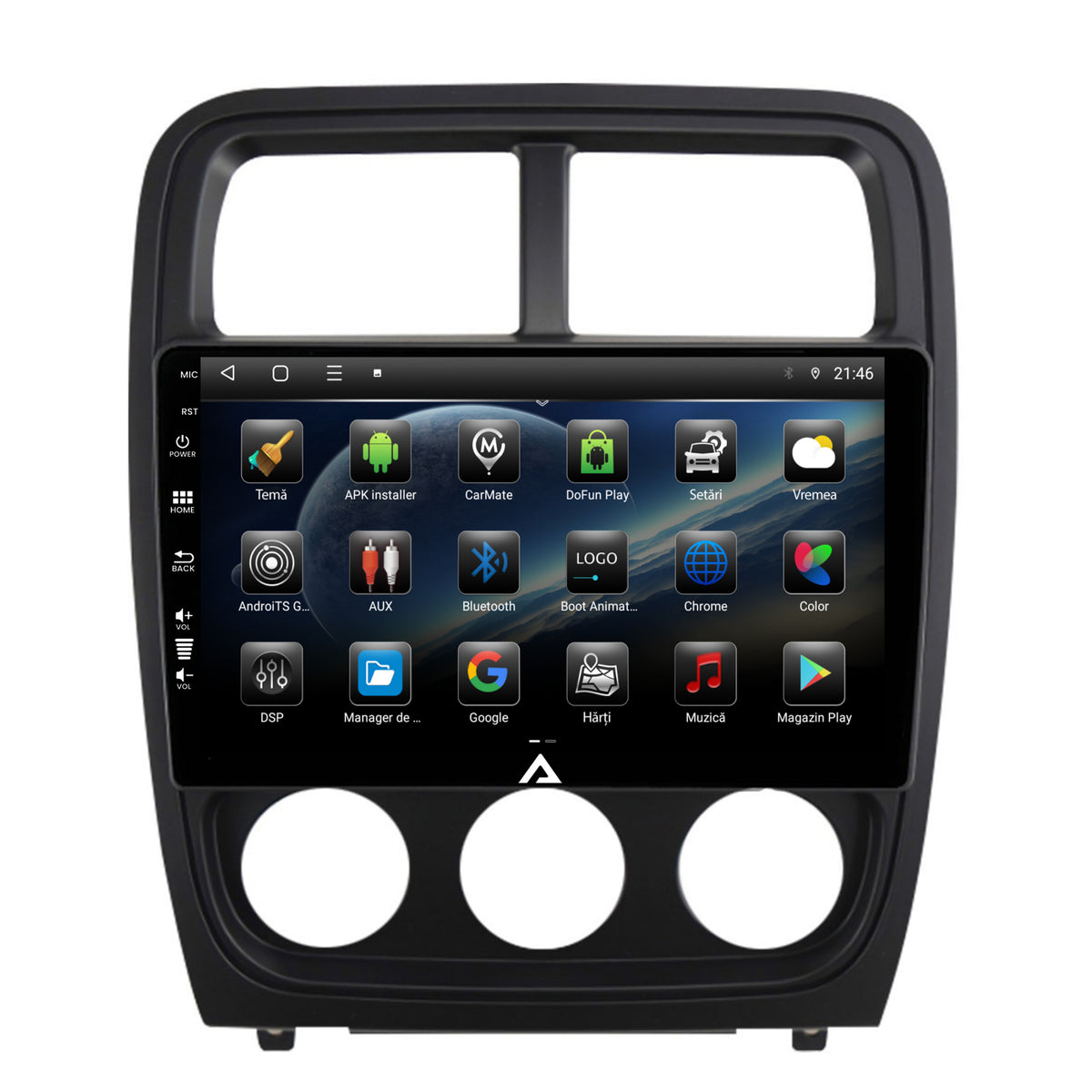 Navigatie Dodge Caliber (2010-2012), Android, P-Octacore / 2GB RAM + 32GB ROM, 9 Inch - AD-BGP9002+AD-BGRKIT295V2