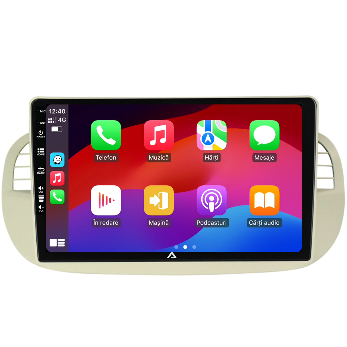 Navigatie Fiat 500 (2007-2014), Android, E-Octacore / 2GB RAM + 32GB ROM, 9 Inch - AD-BGE9002+AD-BGRKIT362V2