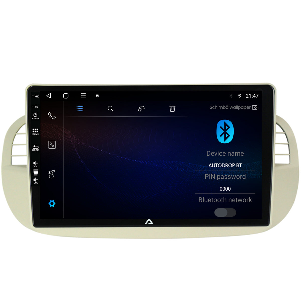 Navigatie Fiat 500 (2007-2014), Android, E-Octacore / 2GB RAM + 32GB ROM, 9 Inch - AD-BGE9002+AD-BGRKIT362V2