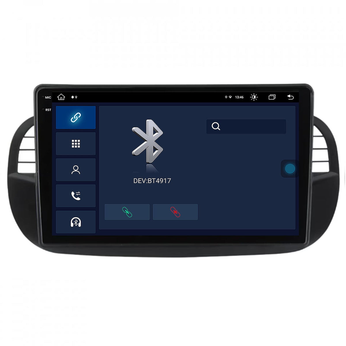 Navigatie Fiat 500 (2007-2014), Android, X-Octacore / 8GB RAM + 256GB ROM, 9.5 Inch - AD-BGX9008+AD-BGRKIT362V3