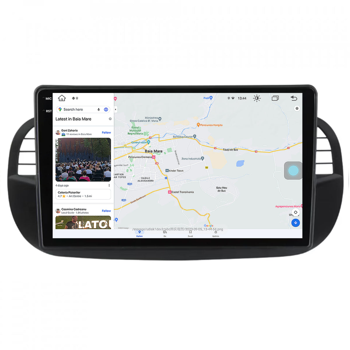 Navigatie Fiat 500 (2007-2014), Android, X-Octacore / 8GB RAM + 256GB ROM, 9.5 Inch - AD-BGX9008+AD-BGRKIT362V3