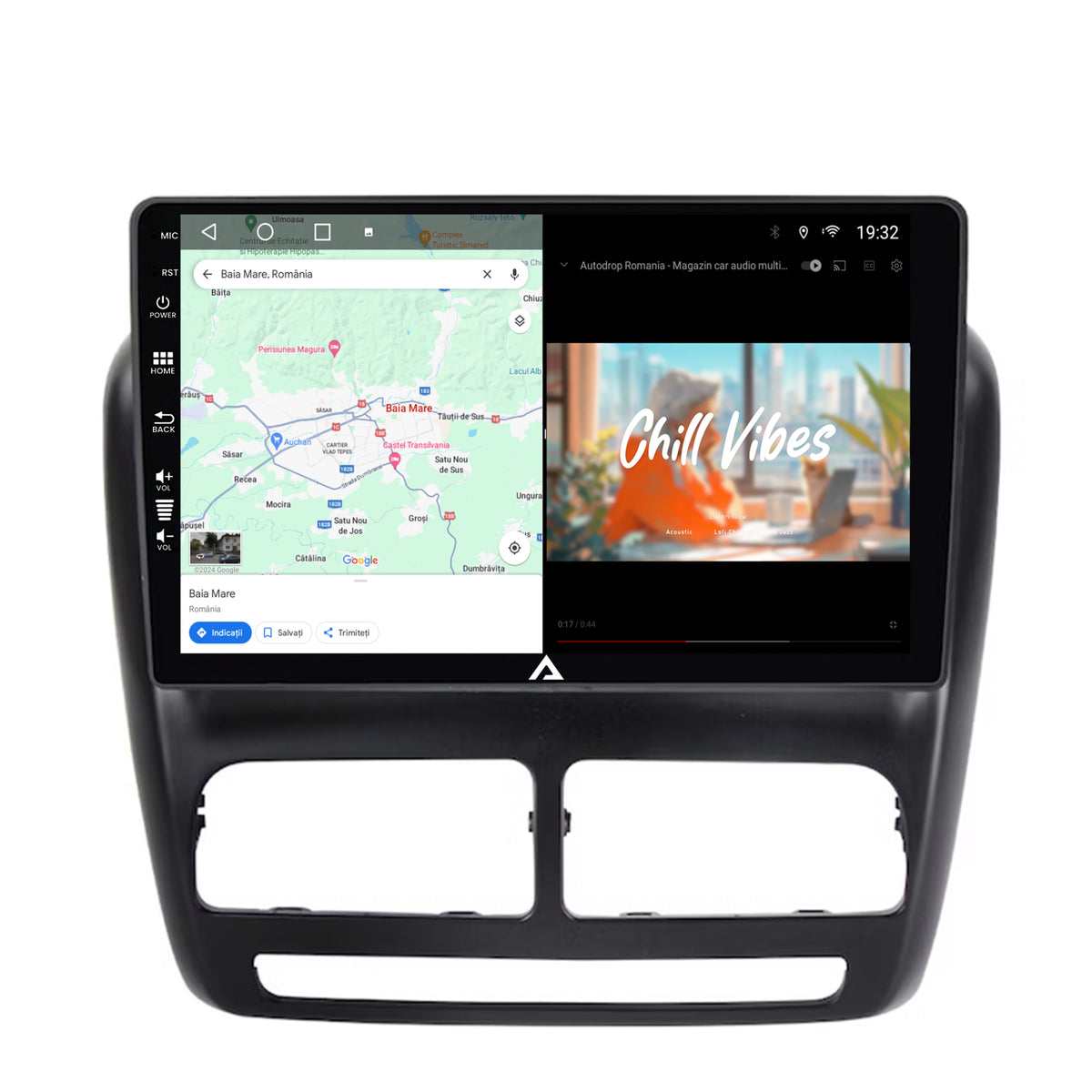 Navigatie Fiat Doblo (2010-2015), Android, A-Octacore / 4GB RAM + 64GB ROM, 10.1 Inch - AD-BGA10004+AD-BGRKIT358