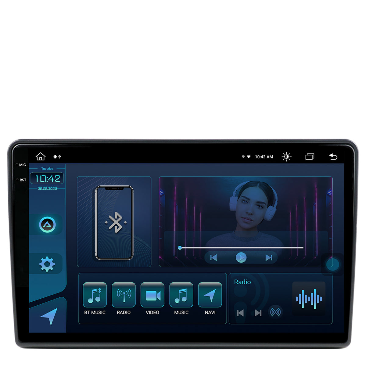 Navigatie Fiat Ducato, Citroen Jumper, Peugeot Boxer, Android, X-Octacore / 8GB RAM + 256GB ROM, 9.5 Inch - AD-BGX9008+AD-BGRKIT355