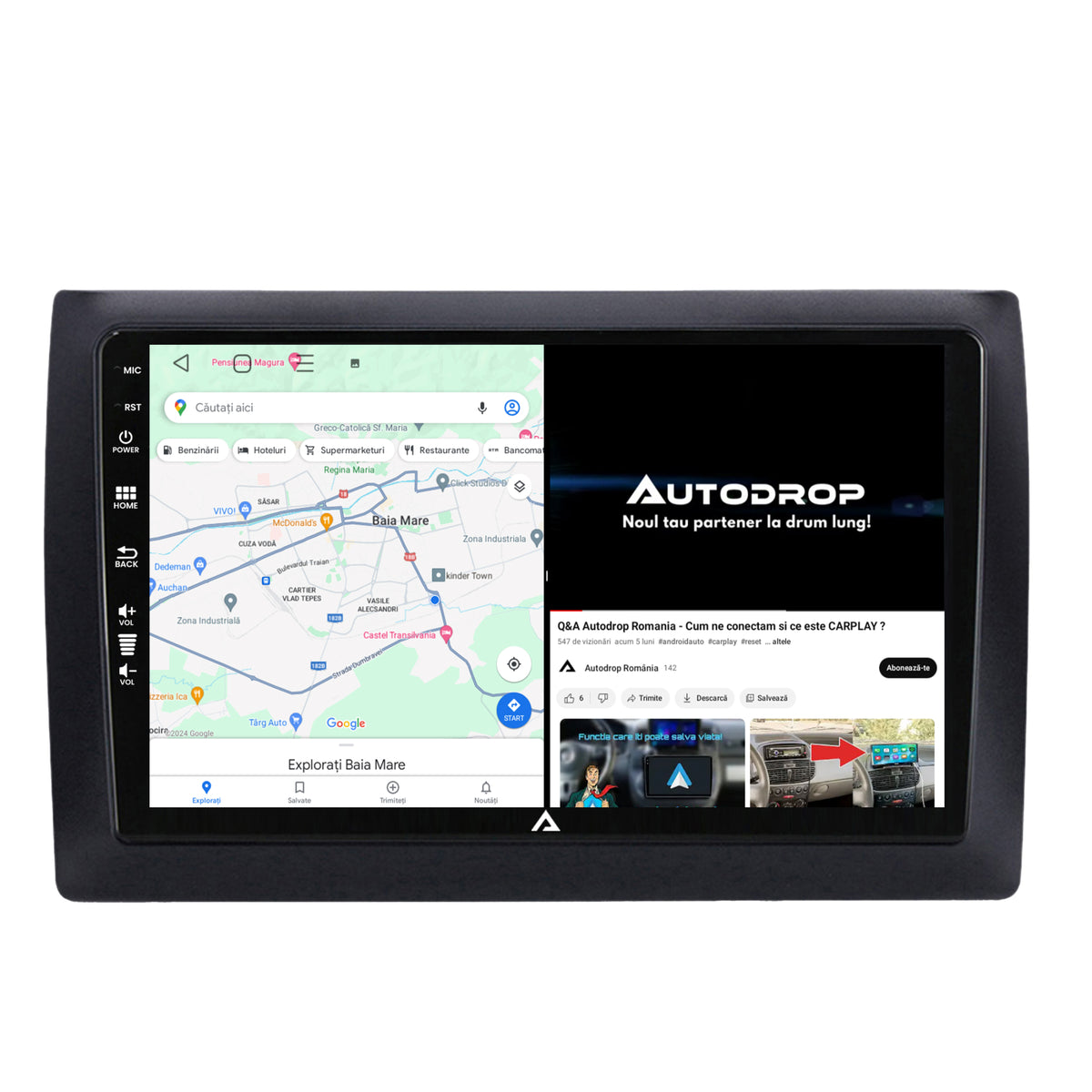 Navigatie Fiat Stilo, Android, A-Octacore / 4GB RAM + 64GB ROM, 9 Inch - AD-BGA9004+AD-BGRKIT356V2