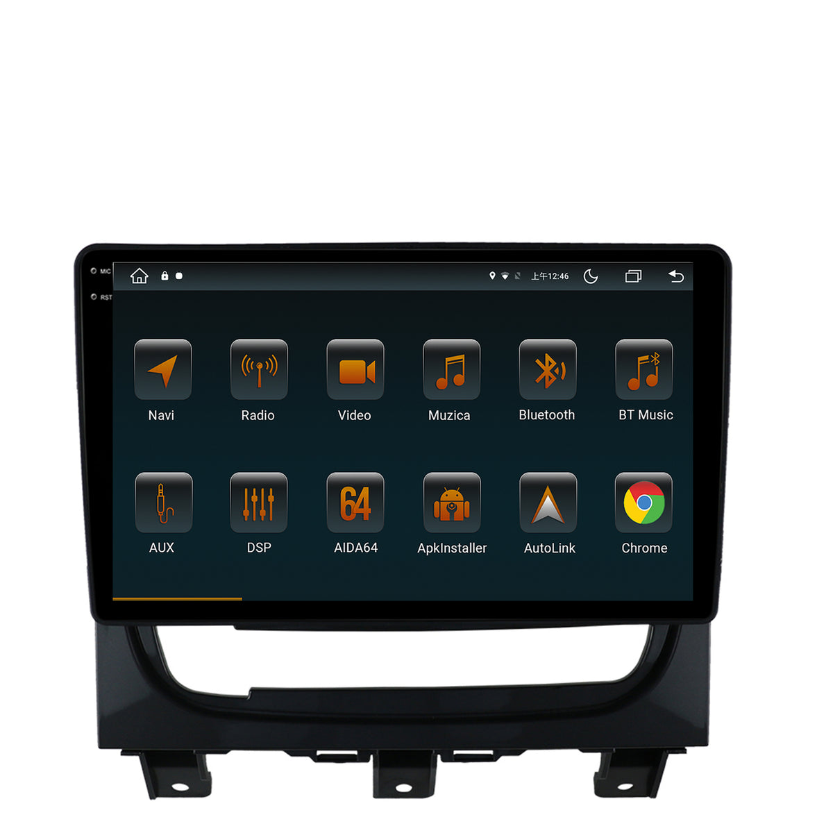 Navigatie Fiat Strada / Idea (2011-2016), Android, V-Octacore / 4GB RAM + 64GB ROM, 9.5 Inch - AD-BGV9004+AD-BGRKIT350