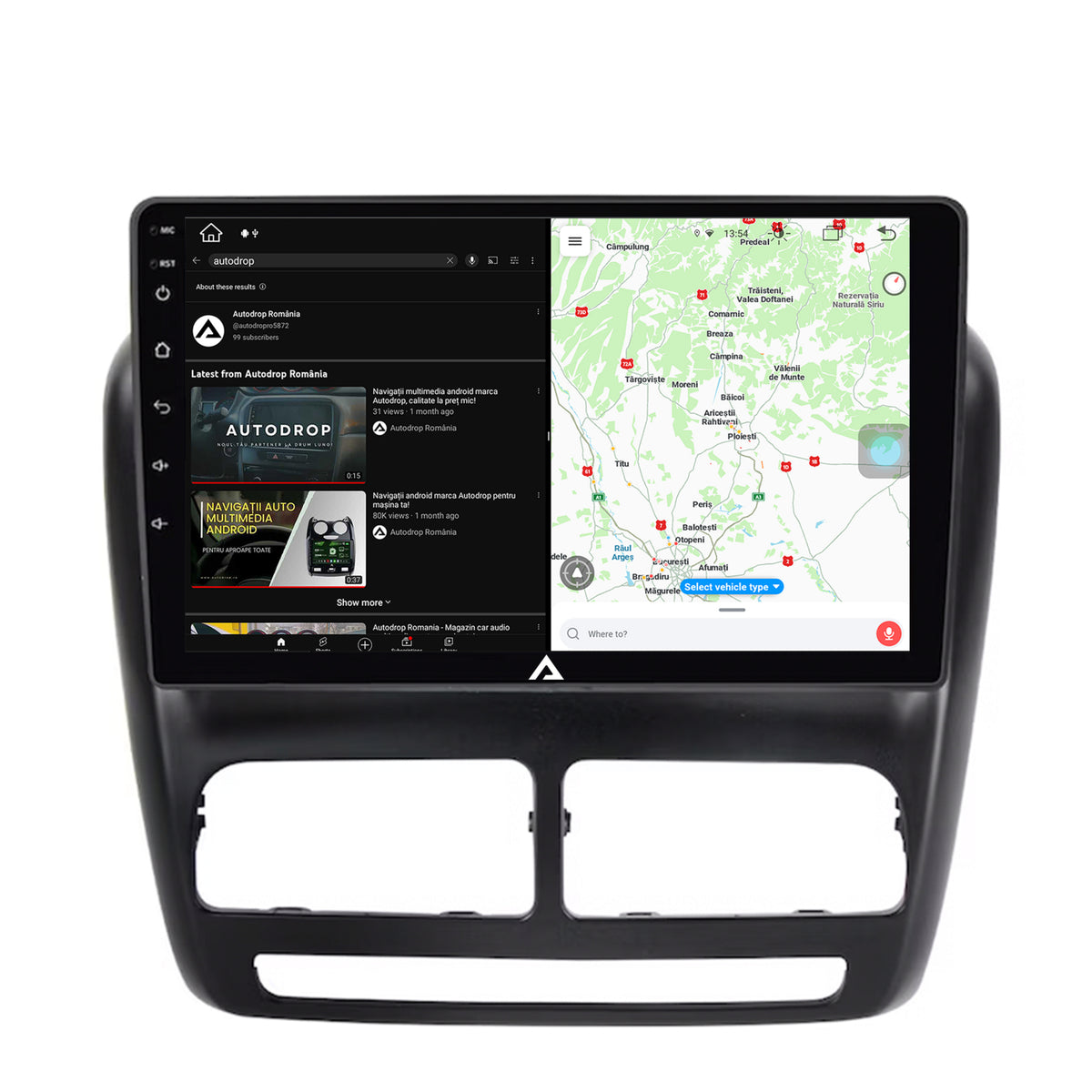 Navigatie Fiat Doblo (2010-2015), Android, Z-Octacore / 8GB RAM + 256GB ROM, 10.1 Inch - AD-BGZ10008+AD-BGRKIT358